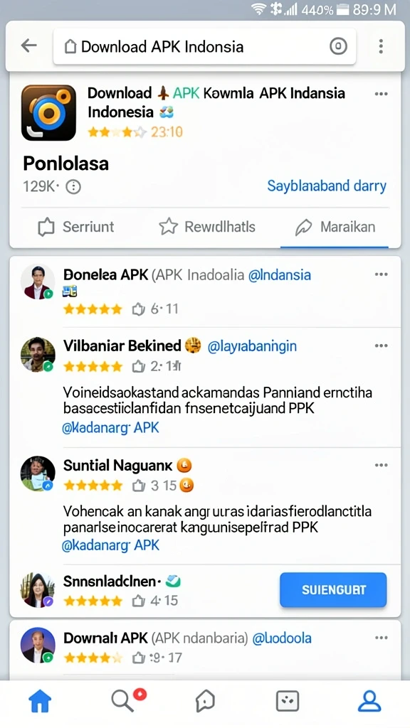 Tampilan antarmuka yang menarik dan mudah dinavigasi.