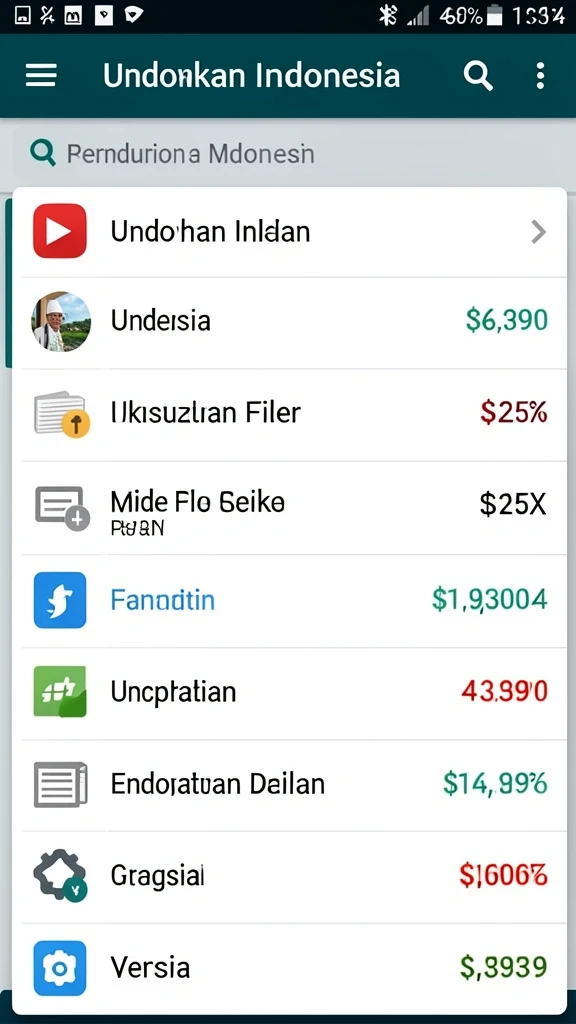 Tampilan antarmuka yang menarik dan intuitif.