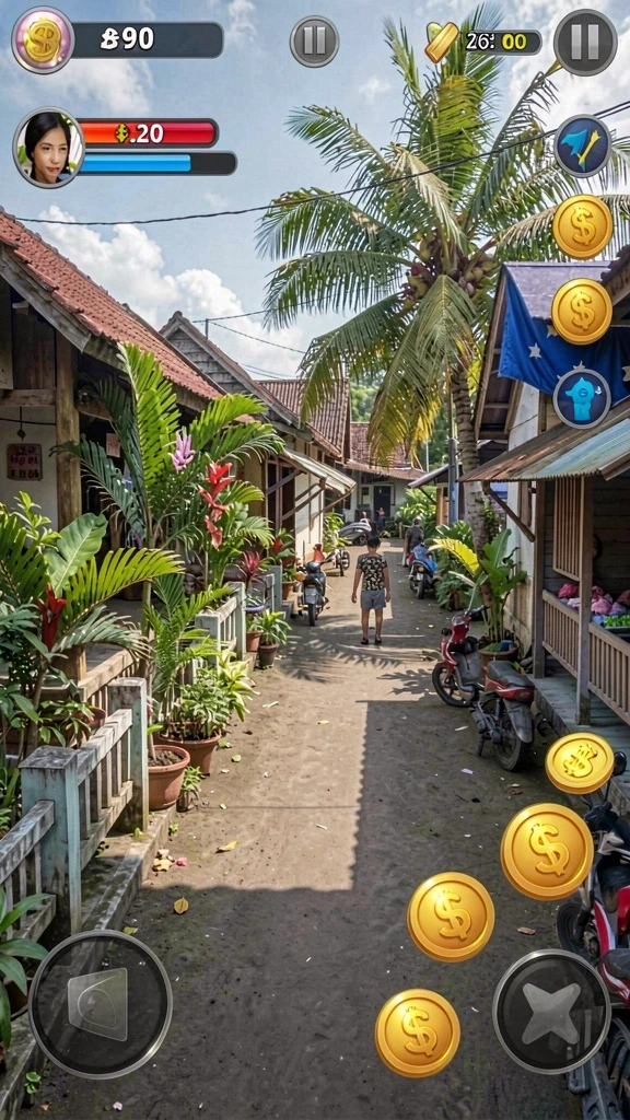 Tampilan antarmuka intuitif dan menarik.
