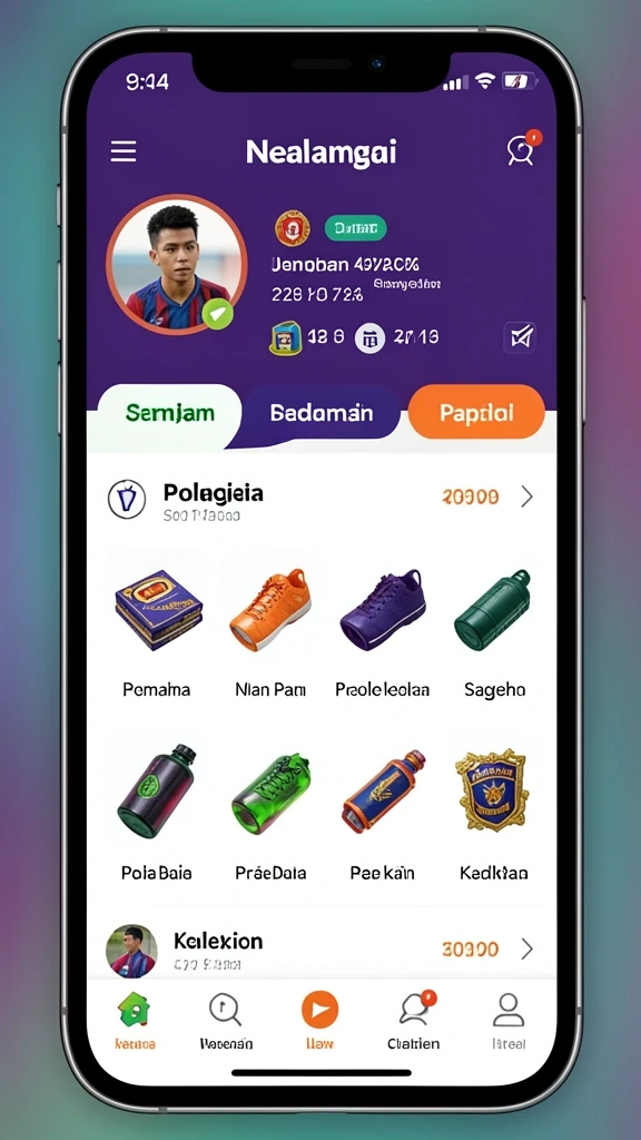 Tampilan awal AMAN69 yang menarik dan user-friendly.