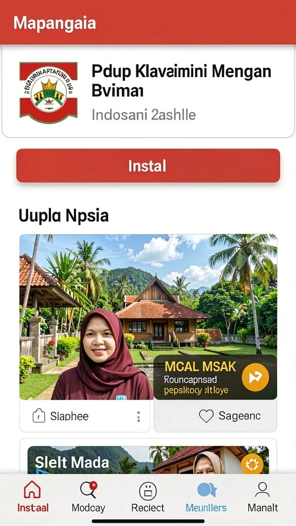 Tampilan antarmuka yang user-friendly dan intuitif.