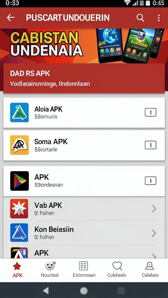 Screenshot dari level permainan yang menantang.
