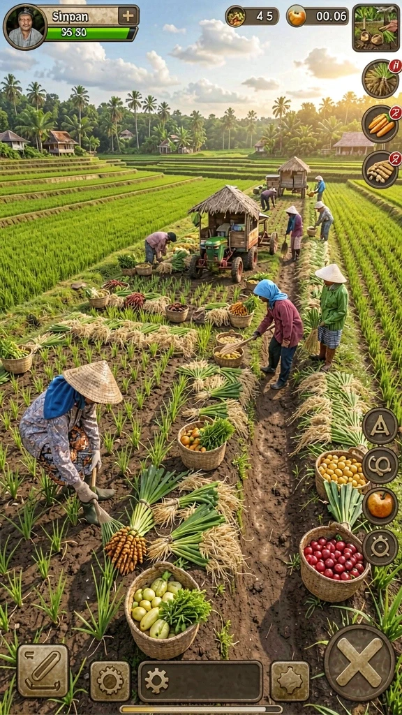 Karakter yang dapat dikustomisasi sesuai keinginan.