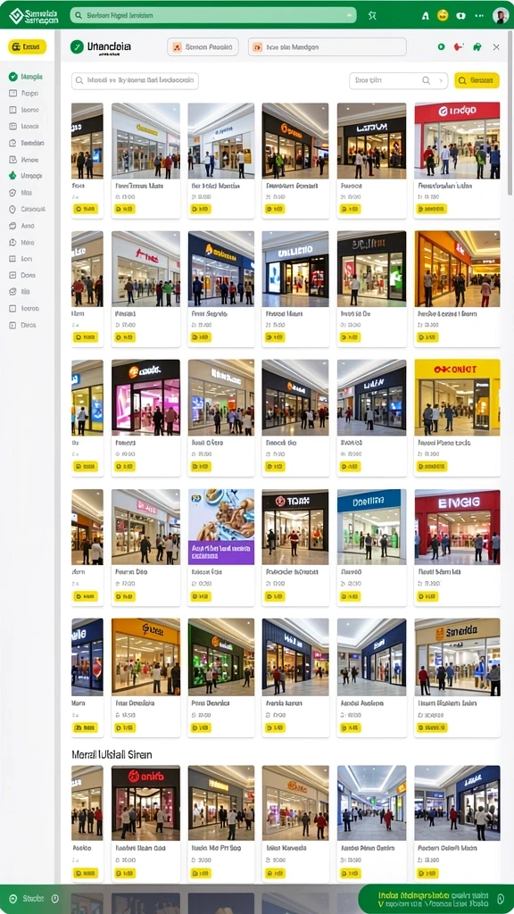 Tampilan awal yang menarik dan user-friendly.