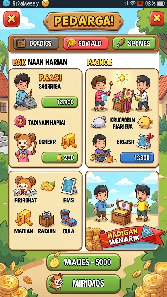 Komunitas aktif yang siap membantu pemain baru.