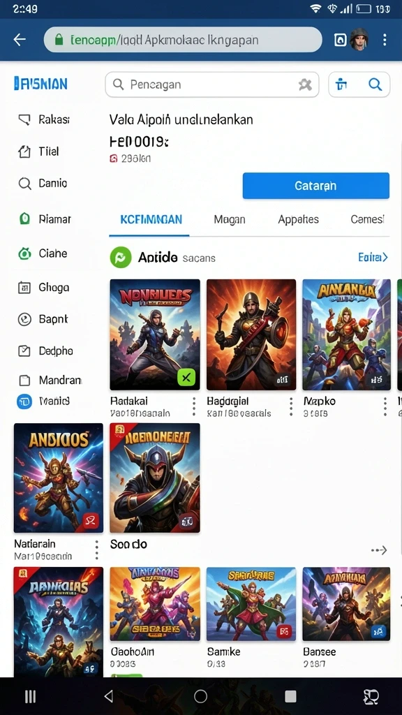 Tampilan antarmuka pengguna yang menarik dan intuitif.