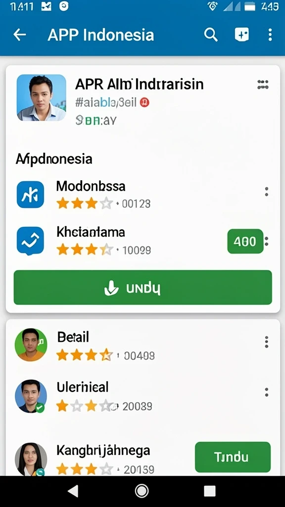 Tampilan awal yang memukau dan mudah dipahami.