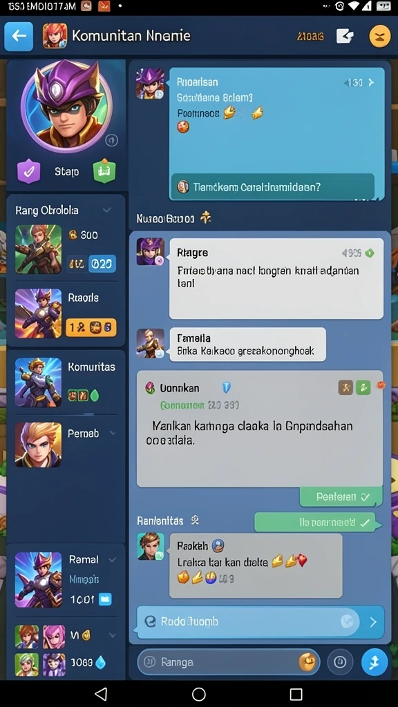 Fitur multiplayer yang memungkinkan bermain bersama teman.