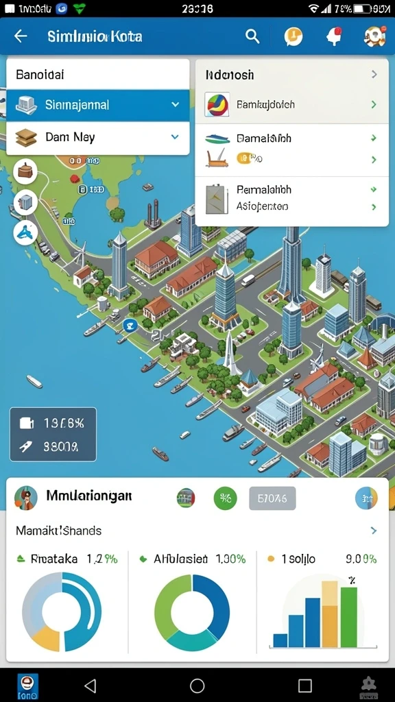Tantangan seru di setiap level yang berbeda.