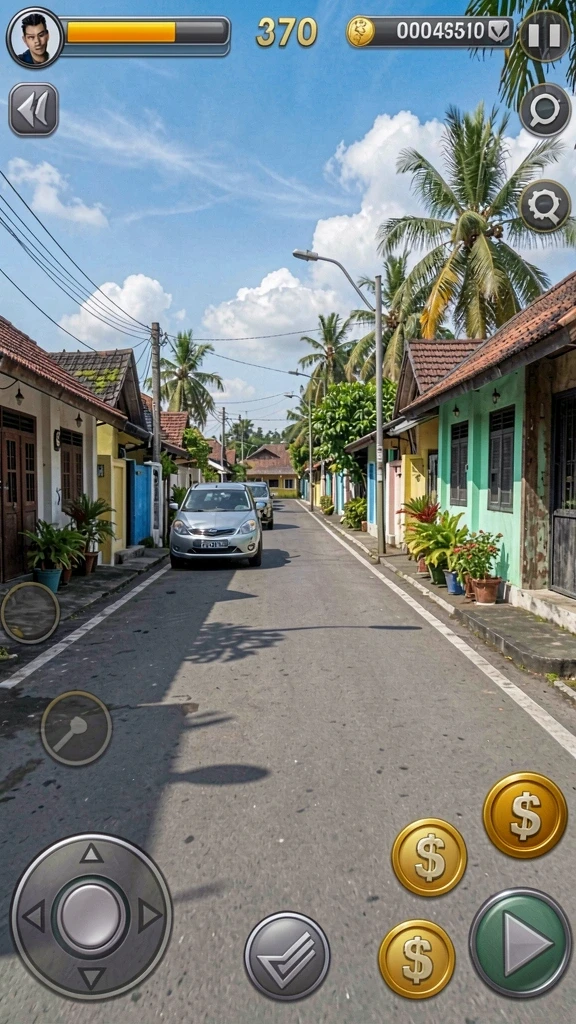 Tampilan karakter utama yang menarik dan menawan.