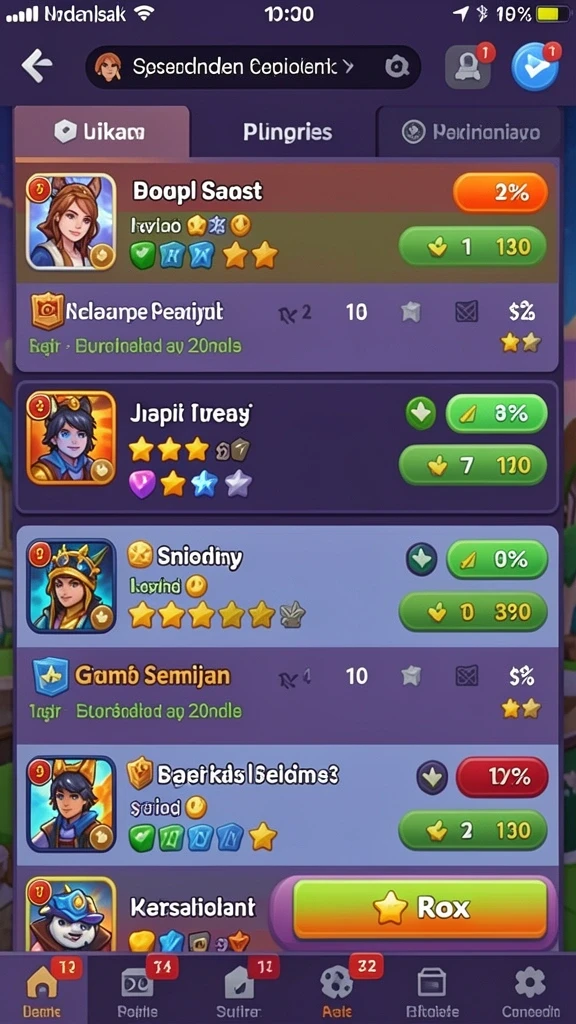 Fitur sosial untuk berbagi pencapaian.