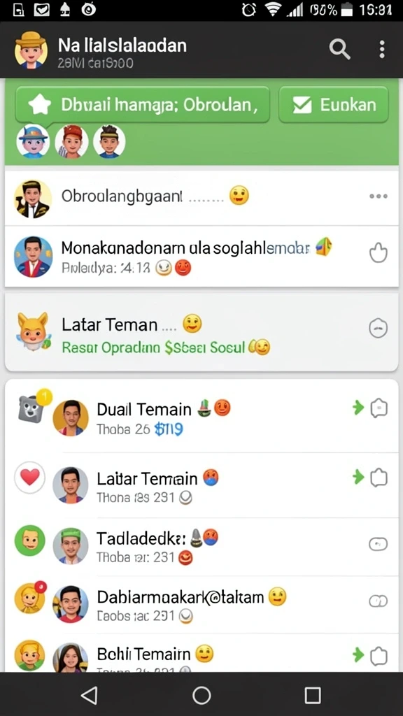 Tampilan antarmuka yang menarik dan intuitif.
