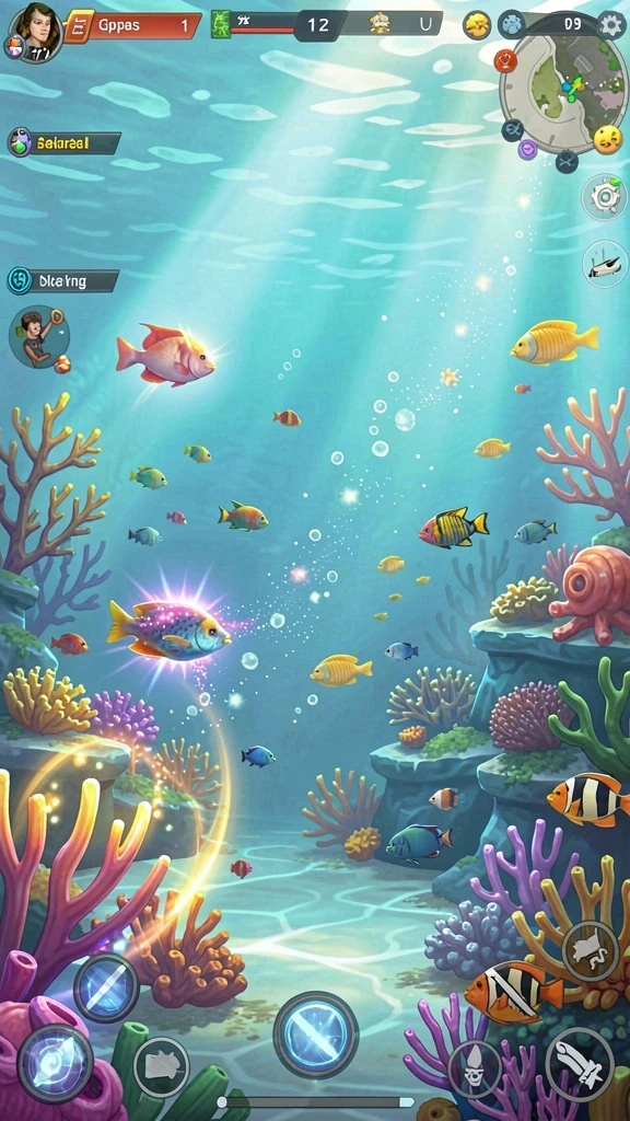 Tampilan awal game dengan karakter menarik.