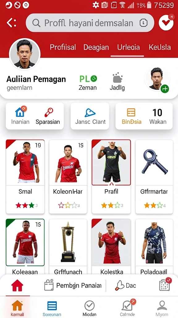 Tampilan antarmuka yang menarik dan intuitif.