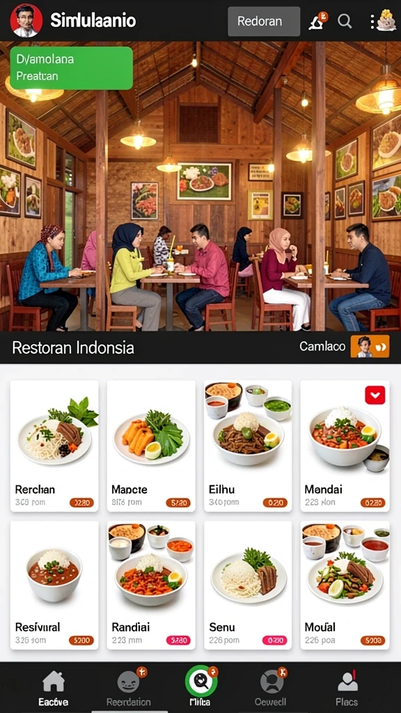 Karakter unik dengan kemampuan berbeda.
