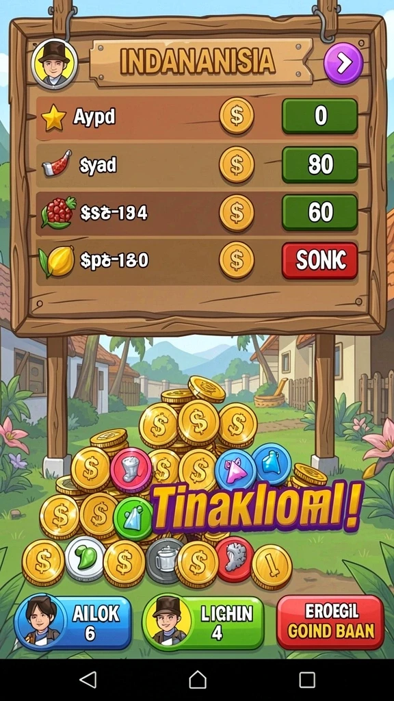 Tampilan antarmuka pengguna yang menarik.