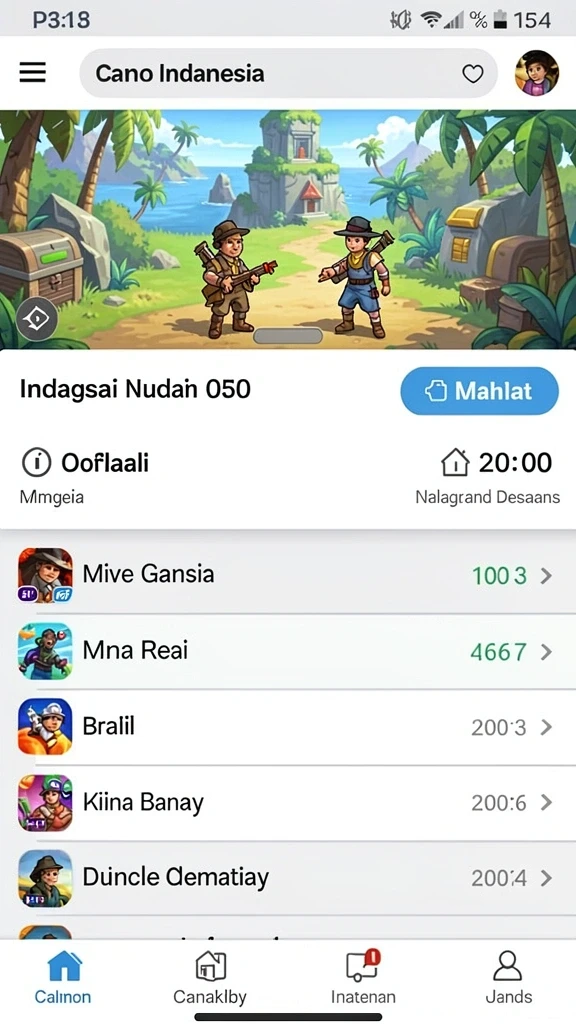 Beragam teka-teki yang menantang dan mengasyikkan.