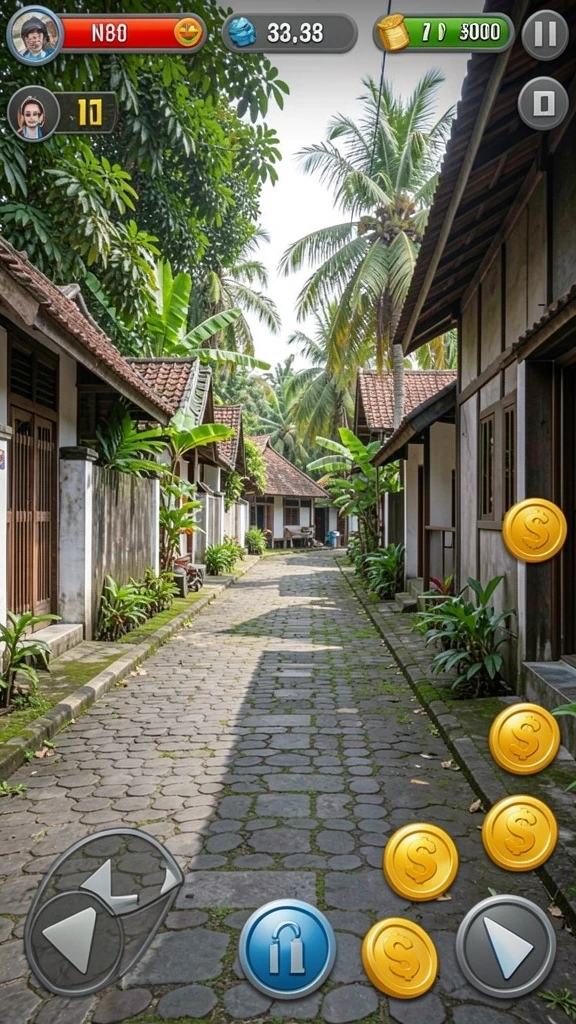 Tampilan antarmuka pengguna yang menarik.