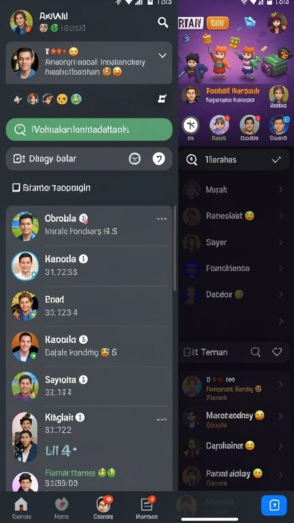 Tangkapan layar dari aksi multiplayer yang seru.
